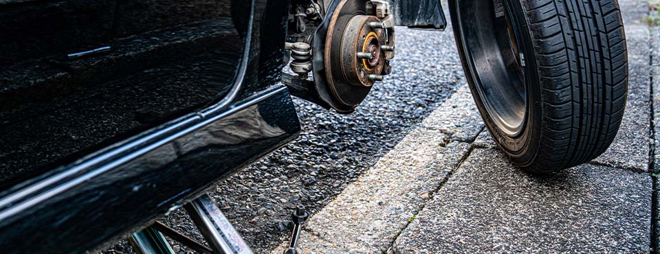 限定タイヤ交換作業