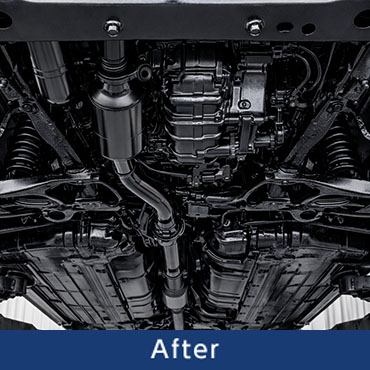 下回り防腐処理施工後